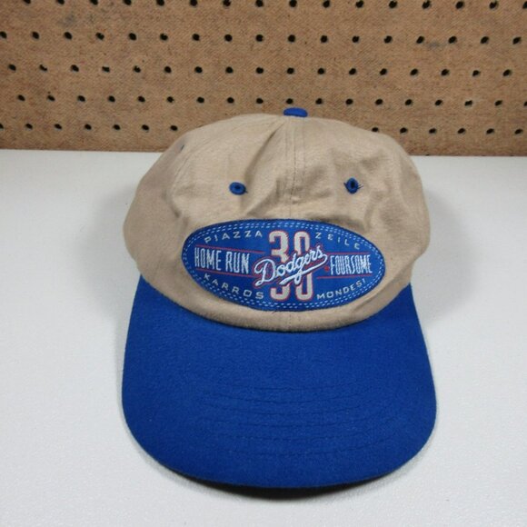 Vintage 90s BDA boys Dodgers Piazza Karros Mondesi Zeile Home Run 4some snapback - Picture 2 of 7